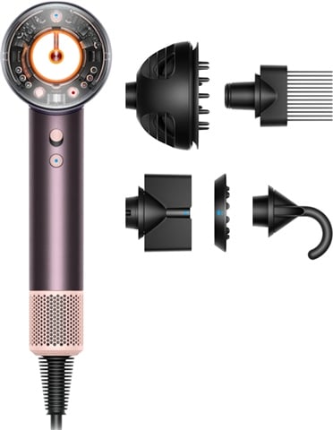 Dyson Supersonic HD03 Hair Dryer (4 Attachments) - Black/Nickel, B